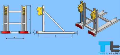 Bộ kẹp di chuyển phuy